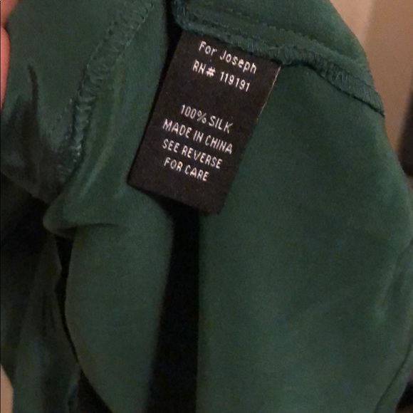 For Joseph Green Silk Dress - Picture 3 of 5